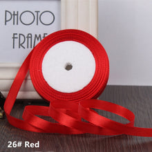 Load image into Gallery viewer, Silk Satin Ribbons for Crafts Bow Handmade